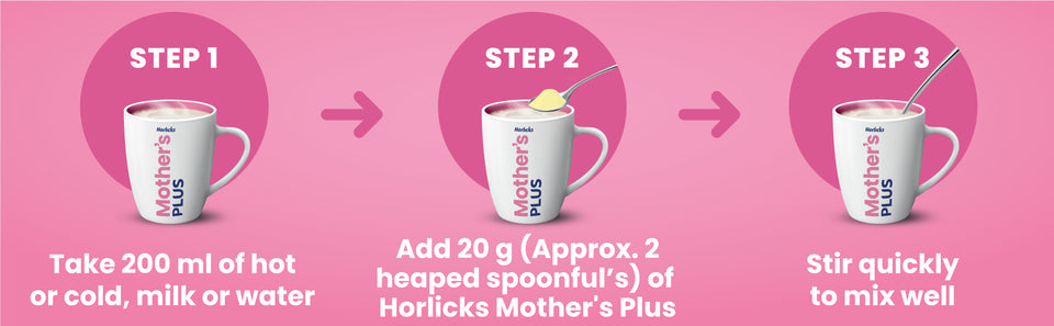Horlicks Mother's Plus Vanilla 500g refill