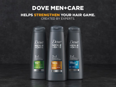 Dove Men+Care 2in1 Shampoo+Conditioner, 650ml Combo (Pack of 3)