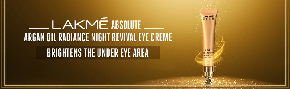 Lakme Absolute Argan Oil Radiance Night Revival Eye Cream 15 g