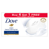 Dove Cream Beauty Bathing Bar 5x125g (Pack of 5)