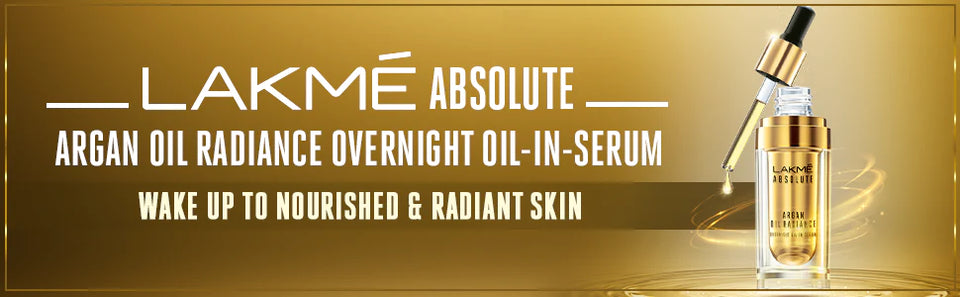 Lakme Absolute Argan Oil Radiance Overnight Oil-in-Serum, 15ml