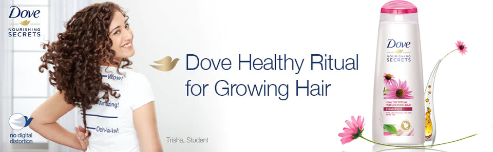 Dove Healthy Ritual for Growing Hair Shampoo, 650 ml and Dove Healthy Ritual for Growing Hair Conditioner, 180 ml (Combo Pack)