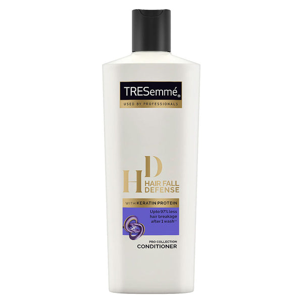 TRESemme Hair Fall Defence Conditioner 190 ml|| With Keratin|| Hair Fall Control and Longer|| Stronger Hair -Deep Conditions Damaged Hair for Men & Women