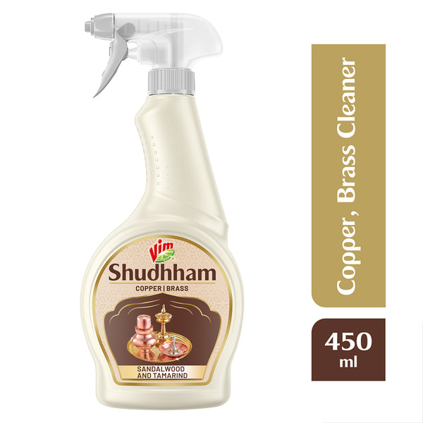 Vim Shudhham Cleaning Spray for Copper, Brass, 450ml