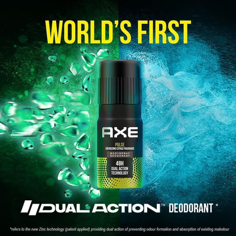 Axe Pulse Long Lasting Deodorant Bodyspray For Men 150ml