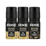 Axe Gold Temptation (Pack Of 2) And Dark Temptation Deodorant for Men( 3 Items In The Set )