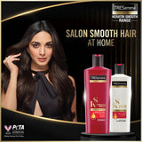 TRESemme Keratin Smooth Shampoo 340 ml|| With Keratin & Argan Oil for Straighter|| Shinier Hair - Nourishes Dry Hair & Controls Frizz|| For Men & Women