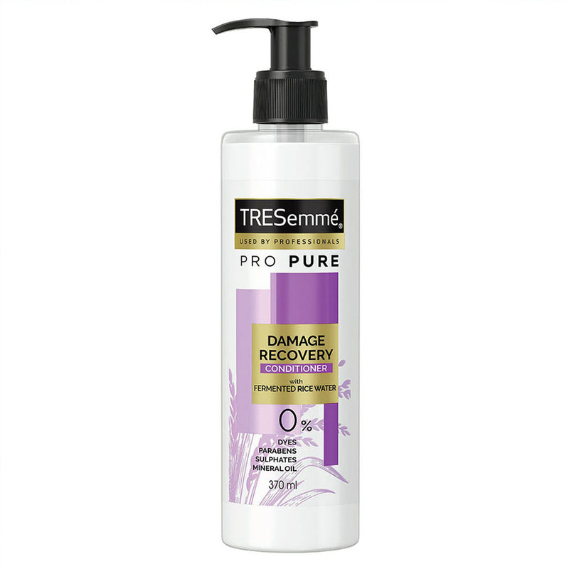 TRESemme Pro Pure Damage Recovery Conditioner|| with Fermented Rice Water|| Sulphate Free & Paraben Free|| for Damaged Hair|| 390 ml