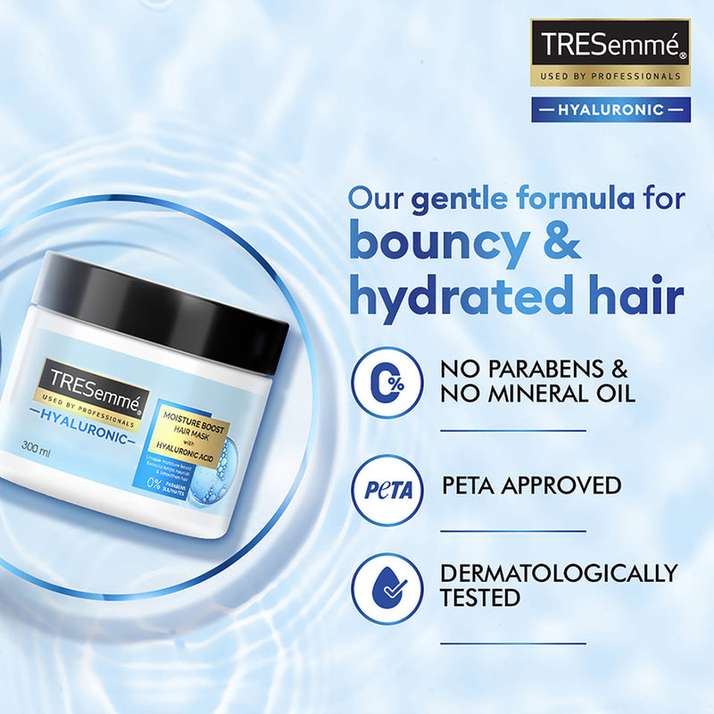 TRESemme Pro Pure Moisture Boost Mask|| with Aloe Essence|| Sulphate Free & Paraben Free|| for Dry Hair|| 300 ml
