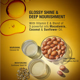 TRESemmé Gloss Ultimate Ultra Shine Hair Serum 50ml with Macadamia Oil & Vitamin E|| for Super shiny Finish