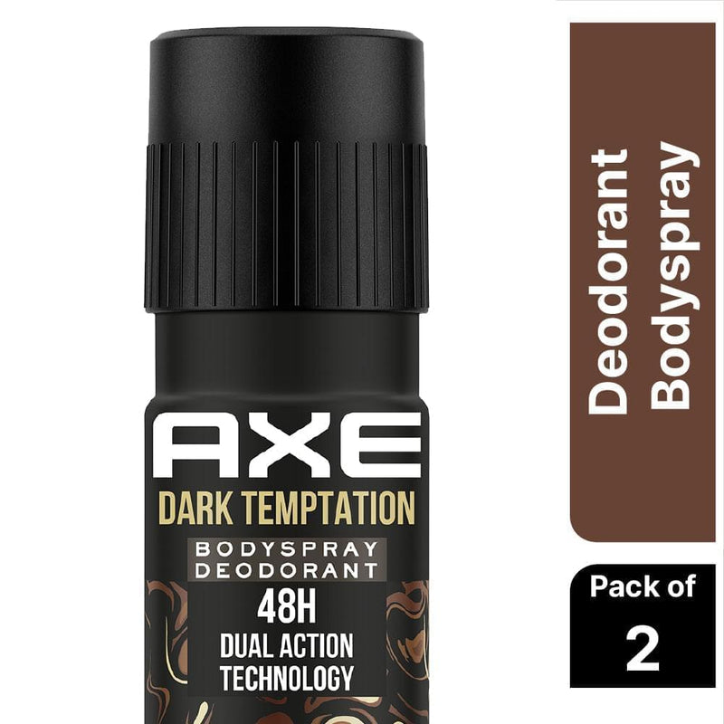 Axe Dark Temptation Long Lasting Deodorant Bodyspray For Men (Pack of 2) 430ml