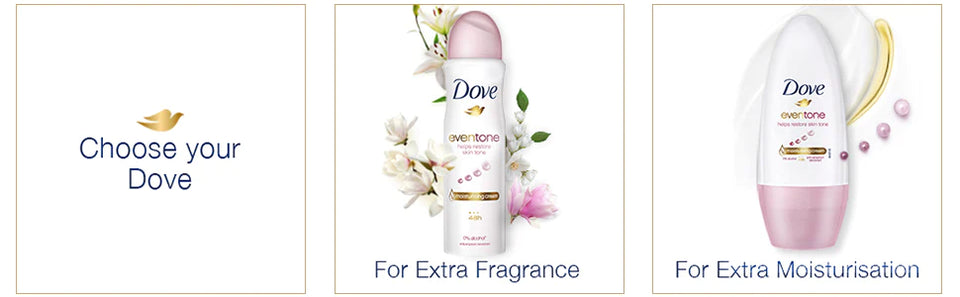 Dove Eventone Deodorant For Women, 150ml