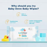 Baby Dove Rich Moisture Baby Care Wipes (50 pieces X 4)