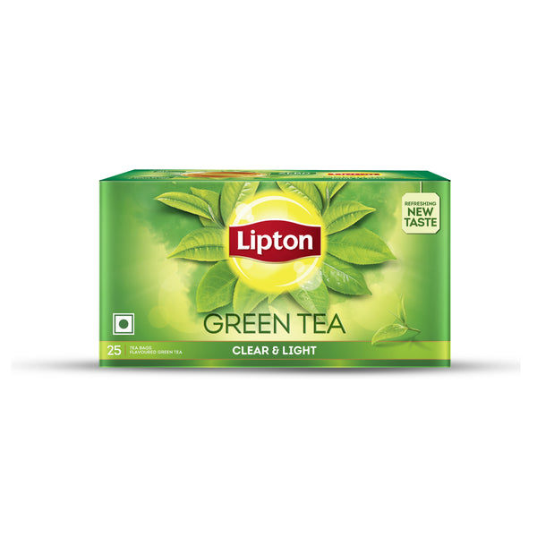 Lipton Clear & Light Green Tea Bags 25 pcs