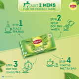 Lipton Clear & Light Green Tea Bags 25 pcs