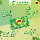 Lipton Clear & Light Green Tea Bags 50 pcs