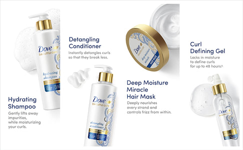 Dove Beautiful Curls Shampoo 380ml & Hair Mask 300ml (Combo Pack)