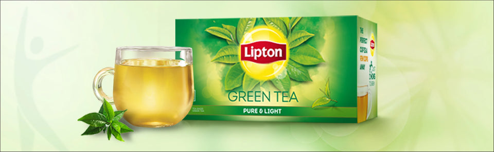 Lipton Pure & Light Green Tea - 100 Tea bags