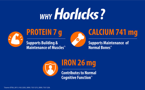 Horlicks Health & Nutrition Drink|| Chocolate|| Jar 500 g