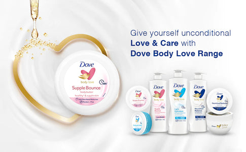 Dove Body Love Supple Bounce Body Butter Paraben Free 145g
