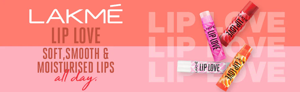 Lakme Lip Love Chapstick Strawberry|| 4.5 g