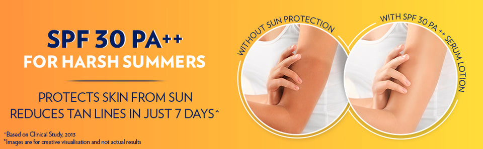 Vaseline Sun Protect & Calming SPF 30 Body Serum Lotion 180ml|| For Non-Sticky & Matte Sun Protected Skin