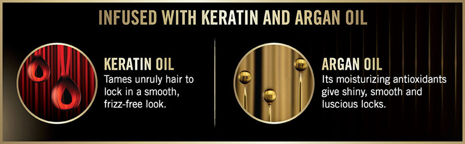 TRESemme Keratin Smooth Shampoo 340 ml|| With Keratin & Argan Oil for Straighter|| Shinier Hair - Nourishes Dry Hair & Controls Frizz|| For Men & Women