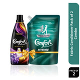 Comfort Perfume Deluxe Royale fabric conditioner, 850 ml & Comfort Intense 1L