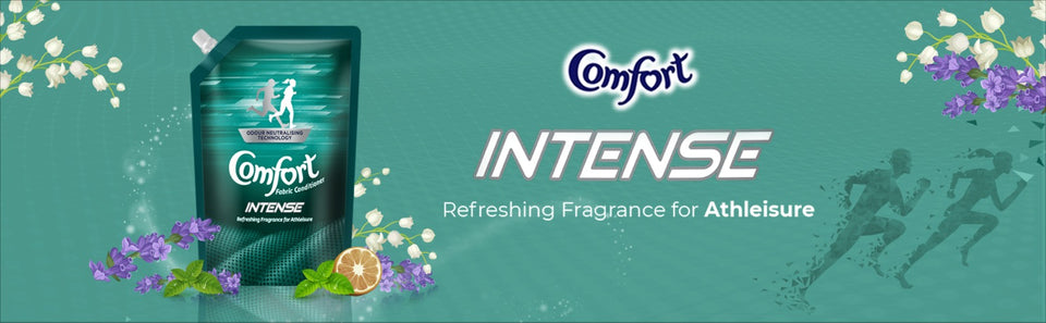Comfort Intense Fabric Conditioner for athleisure, 1 ltr pouch