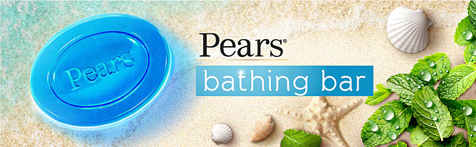 Pears Soft & Fresh Bathing Bar with 98% Pure Glycerine & Mint Extracts - For Fresh Glow (125g x 4) AND Pears Moisturising Bathing Bar Soap with Glycerine Pure & Gentle - For Golden Glow - (125g x 5)