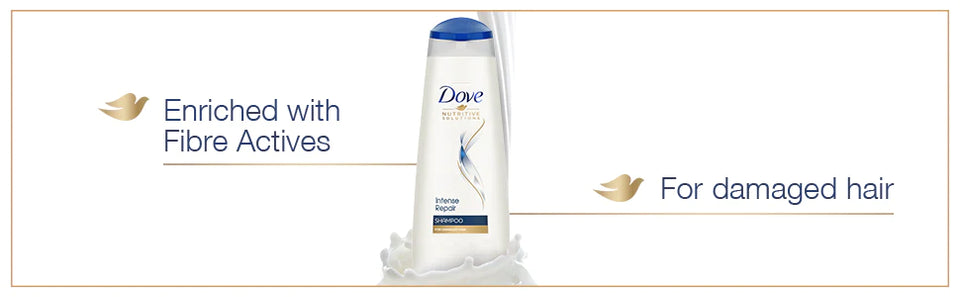 Dove Intense Repair Shampoo, 650 ml and Dove Intense Repair Conditioner, 175 ml  (COMBO PACK)
