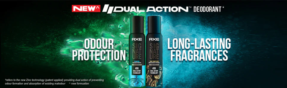 Axe Body Spray Perfume for Men, Signature Champion & Dark Temptation 154ml (Pack Of 2)