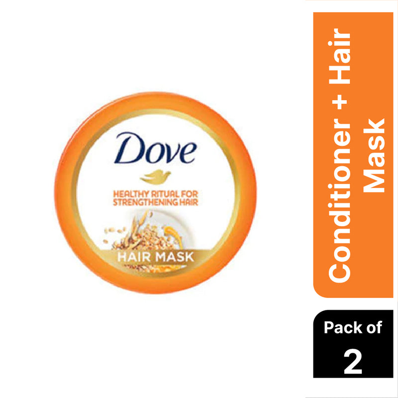 Dove Healthy Ritual for Growing Hair Conditioner, 180ml and Dove Healthy Ritual for Strengthening Hair Mask, 300ml (Combo Pack)