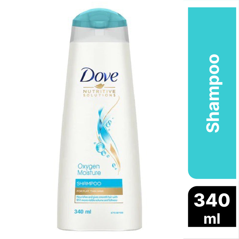 Dove Oxygen Moisture Shampoo|| 340 ml