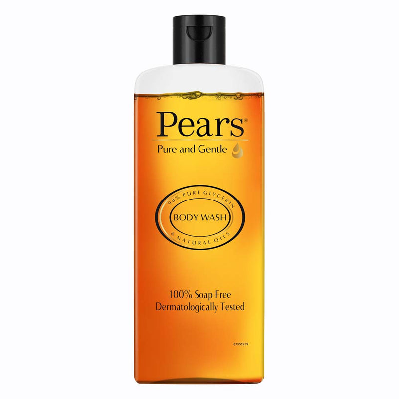 Pears bodywash moisturising 98 pure glycerine 250ml  (Free Loofah)