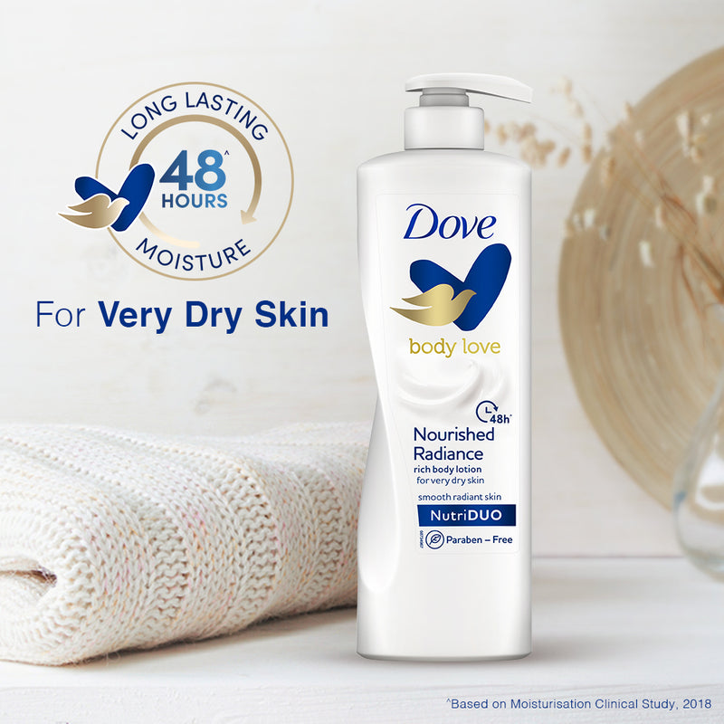 Dove Body Love Nourished Radiance Body Lotion Paraben Free,400ml