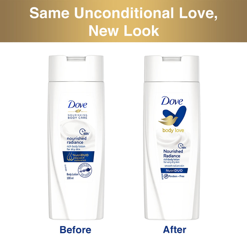Dove Body Love Nourished Radiance Body Lotion Paraben Free,100ml