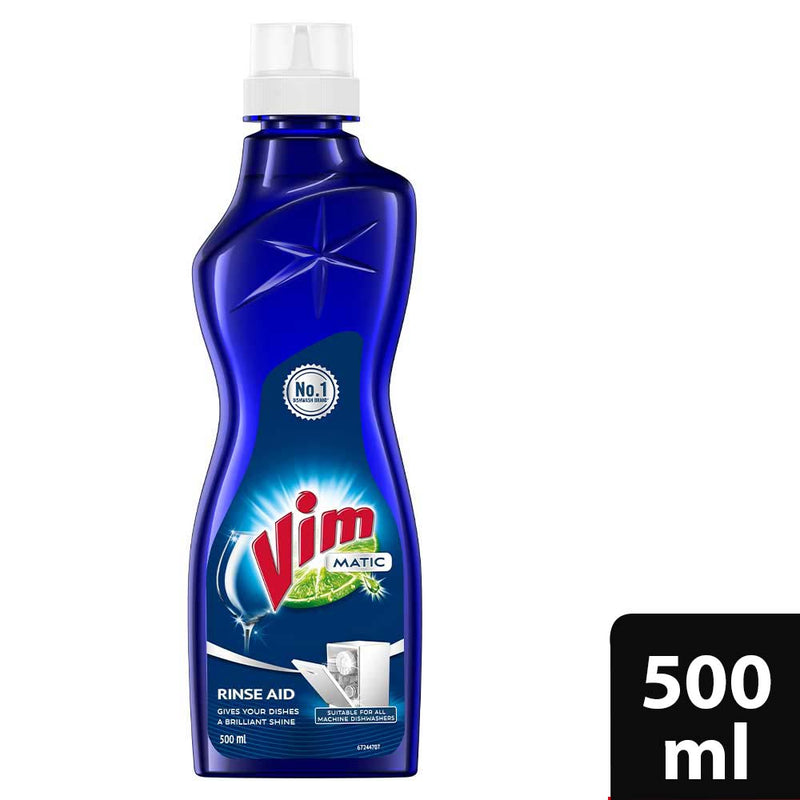Vim Matic Dishwash Rinse Aid, 500ml