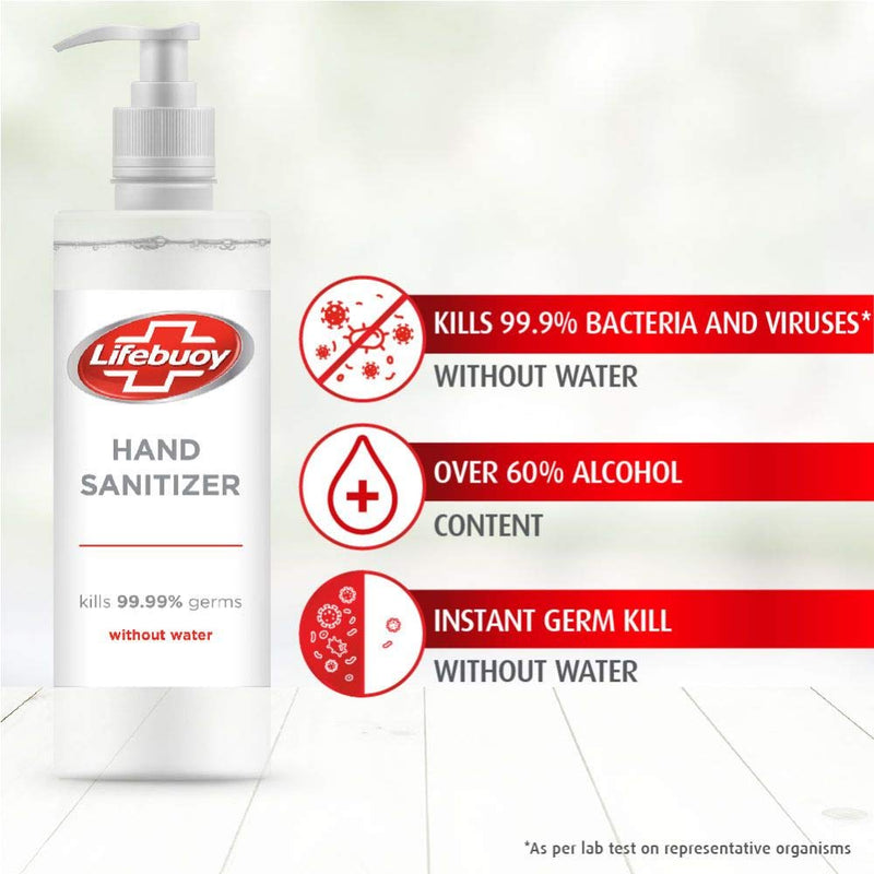 Lifebuoy alcohol based hand sanitizer 500ml