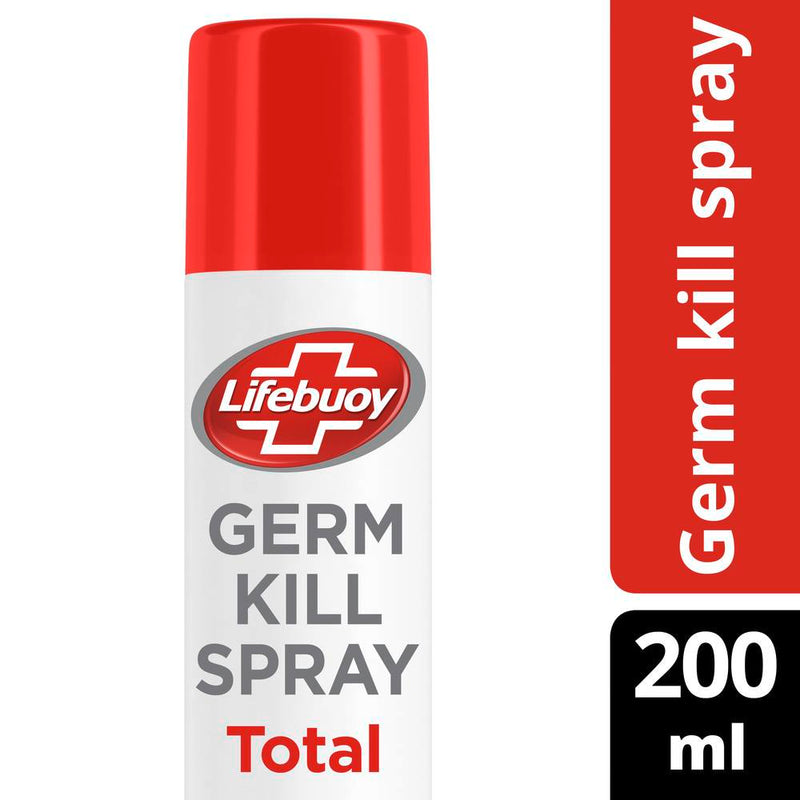 Lifebuoy Antibacterial Germ Sanitizer Kill Spray (No Gas) – Safe On Skin|| Safe On Surfaces|| 200 ml