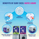Surf Excel Matic Liquid Detergent Top Load Pouch 2L