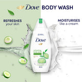 Dove Refreshing Body Wash, with Cucumber & Green Tea Scent, 250ml