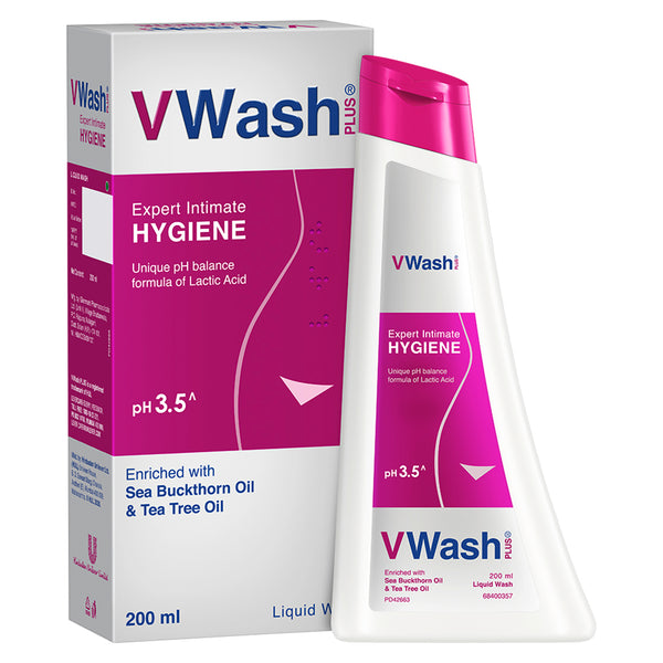 VWash Plus Expert Intimate Hygiene|| With Tea Tree Oil|| Liquid Wash Prevents Dryness|| Itchiness And Irritation|| Balances PH|| Paraben Free|| 200 ml