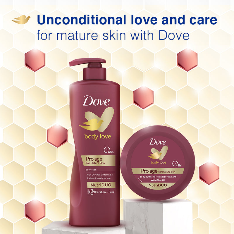 Dove Body Love Pro Age Body Butter, for Mature Skin, Paraben Free 240g