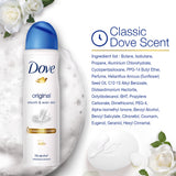 Dove Antiperspirant Deodorant, Original, Women, 150ml