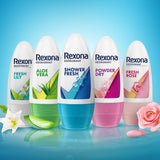 Rexona Shower Fresh Underarm Roll On Deodorant For Women, 50 ml