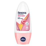 Rexona Fresh Rose Underarm Roll On Deodorant For Women|| Antiperspirant With Glycerine|| Removes Odour|| Keeps Skin Fresh & Clean|| Alcohol Free|| 50 ml