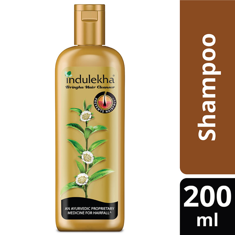 Indulekha Bringha Ayurvedic Shampoo 200 ml|| for Hair Fall Control|| With Bringharaj Extracts|| Amla|| Shikakai - Paraben Free|| For Men & Women