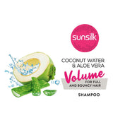 Sunsilk coconut water aloe vera volume hair shampoo 370ml