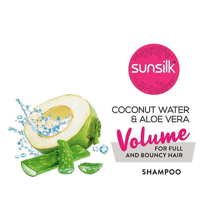 Sunsilk coconut water aloe vera volume hair shampoo 370ml